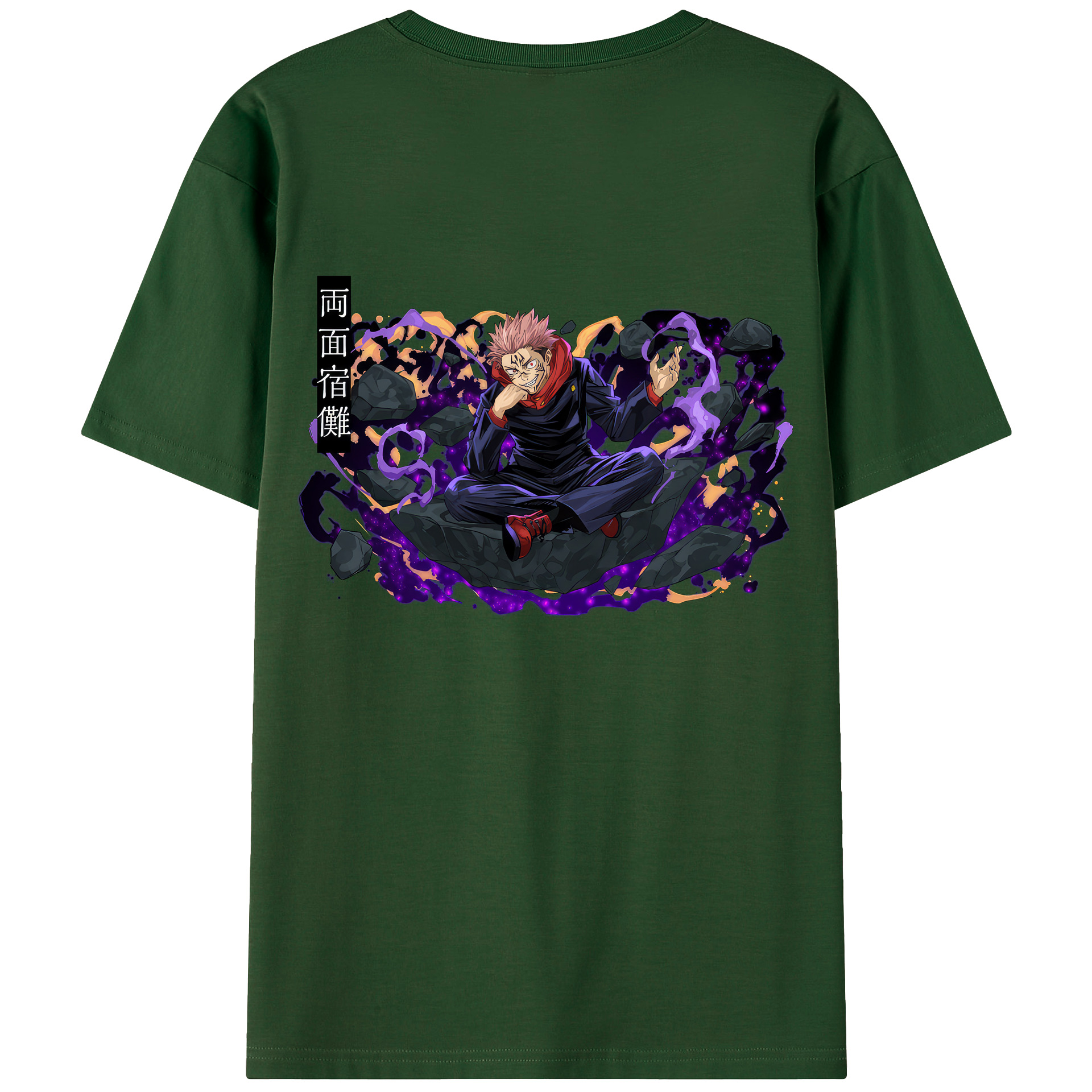 （画像用） 呪術廻戦 Jujutsu Kaisen 綿100％半袖Tシャツ（背面プリント）